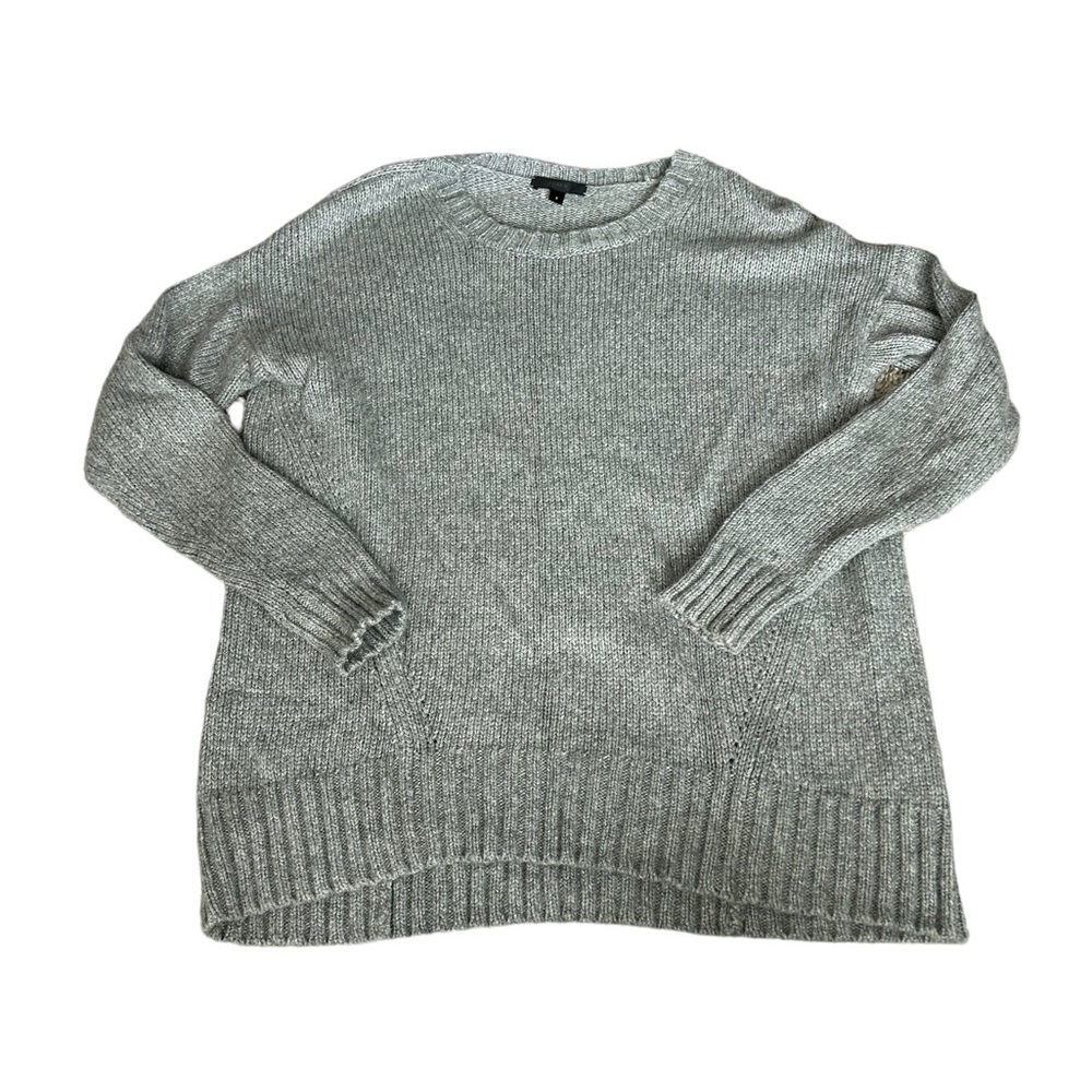 J. CREW gray wool blend sweater